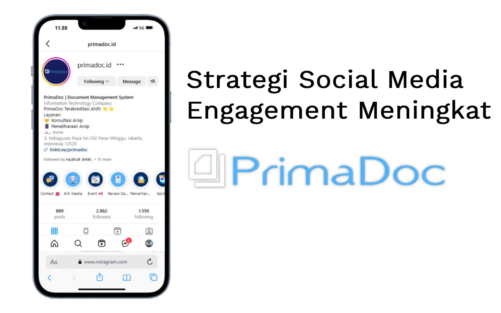PrimaDoc social media engagement case study